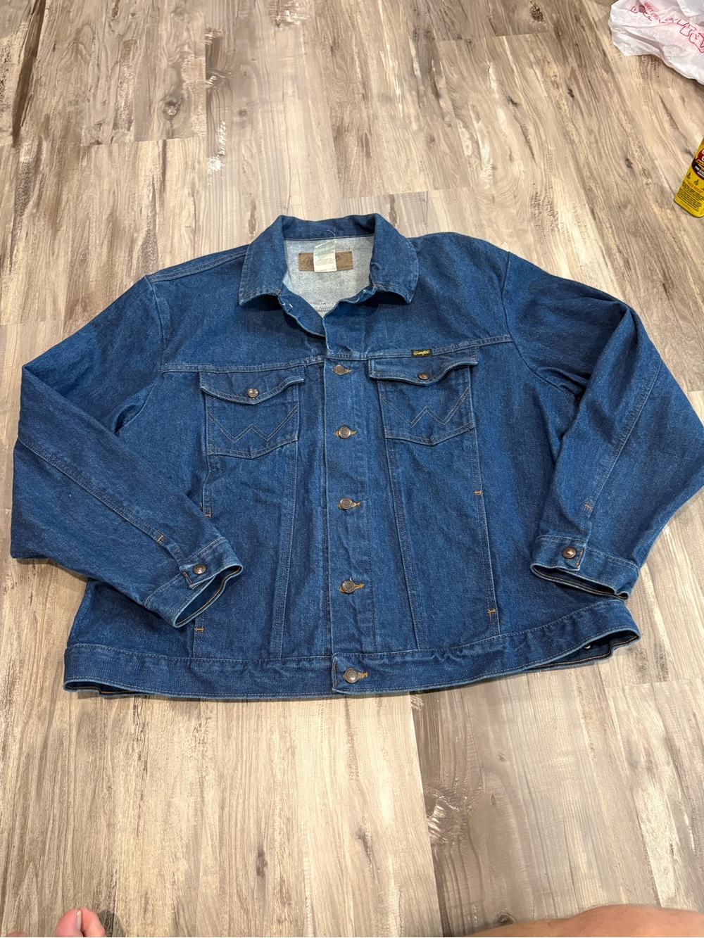 Vintage 90s/2000s Wrangler 74145PW Blue Denim Jacket Made USA XXL